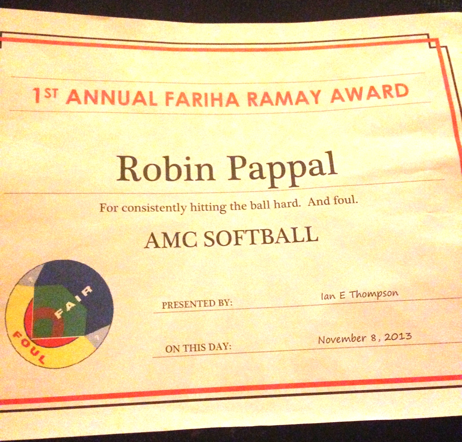 SBaward